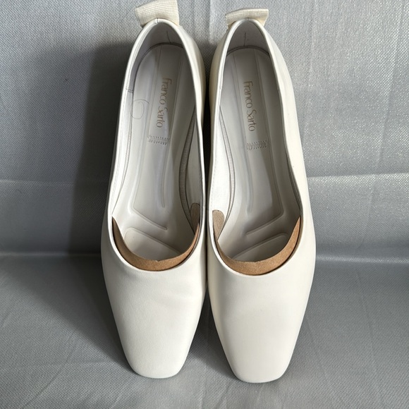 FRANCO SARTO L-VANA, WHITE LE BALLET FLAT SIZE 91/2 - Picture 3 of 8